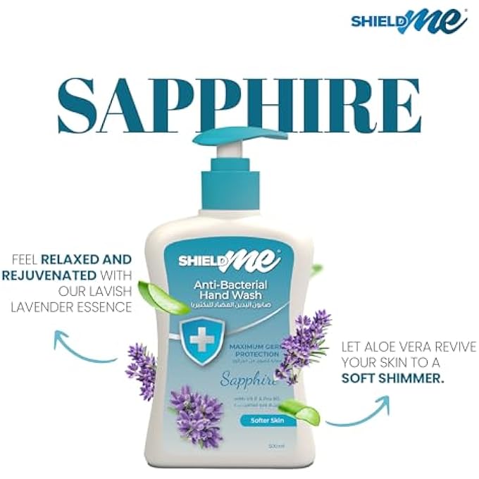 SHIELDME ANTIBACTERIAL HANDWASH LIQUID SOAP, 500ML (PACK OF 4)- ALL SCENTS - Image 4
